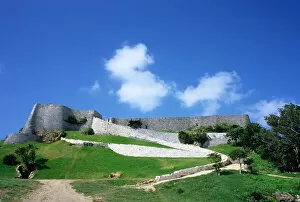 Stone Wall Gallery: Katsuren gusuku castle ruins, Okinawa Prefecture, Japan