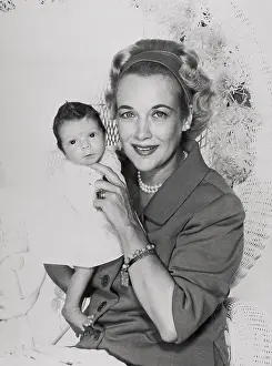 Kay Gable Holding Baby John Clark Gable