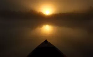 Images Dated 20th June 2015: Kayak at sunrise