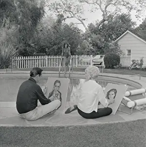 Keanes at Natalie Wood's Home