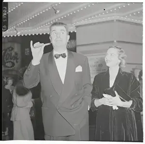 Ken Murray Posing with His Wife
