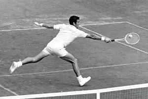 Prints of NEW YORK - CIRCA 1974: Ken Rosewall plays tennis circa 1974 in New York. (Photo by PL Gould/Images/Getty Images) The Grand Slam Gallery: Ken Rosewall