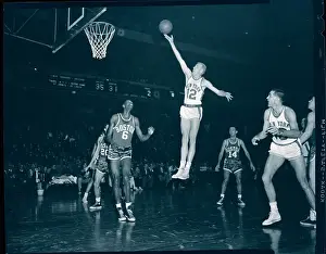Ken Sears Hanging in Mid Air as He Tries to Score