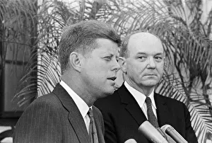 Kennedy Announcing New Secretary