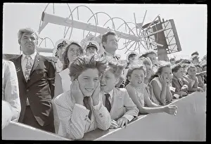 Kennedy Family Aboard Aircraft Carrier