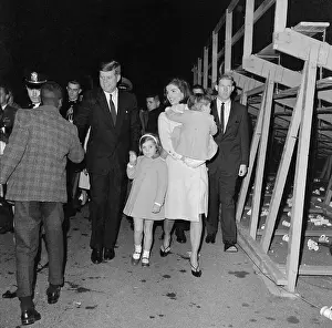 Kennedy family Leaving Performance by Black Watch
