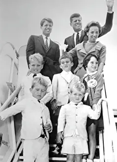 Cousin Prints: Kennedy Family Leaving on a Plane