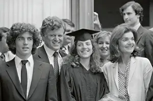 Niece Prints: Kennedy Family Members Attending Caroline Kennedy's Graduation