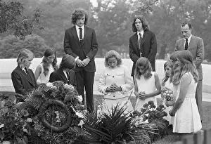 Teenager Prints: Kennedy Family Visiting RFK Gravesite