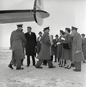 Military Airbase Prints: Kennedy Greeting Freed Airmen