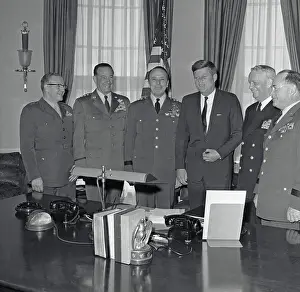 Kennedy with Joint Chiefs of Staff