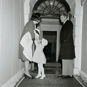 Kennedys Arriving at White House with Newborn JFK Jr