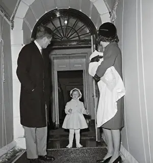 Kennedys Arriving at White House with Newborn JFK Jr