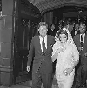 Exiting Prints: Kennedys Leaving Church, Rhode Island