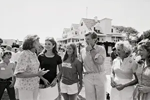 Gathering Prints: Kennedys Talking At Family Gatering