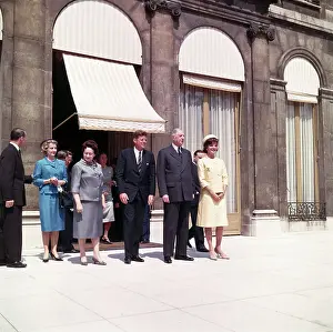 Kennedys Visiting de Gaulle