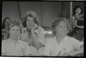 Kennedys Watching Tennis Matches