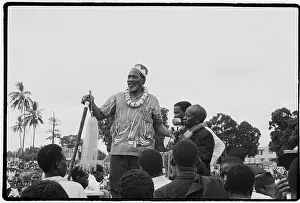 Kenyatta Speaking at Mombassa Rally