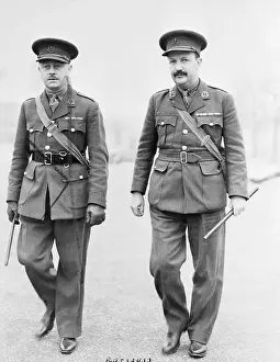 Kermit Roosevelt Walking with British Officer