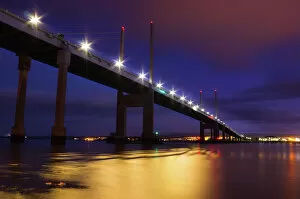 Images Dated 9th April 2018: Kessock Bridge twilight