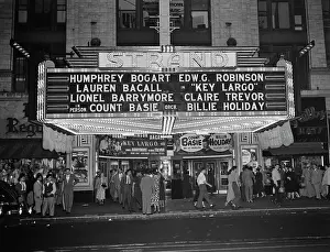 Cinema Marquee Prints: Key Largo At The Strand