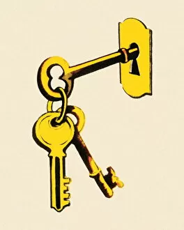 Images Dated 15th May 2015: Keys and Keyhole