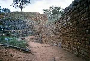 Brick Wall Prints: Khami ruins, Zimbabwe