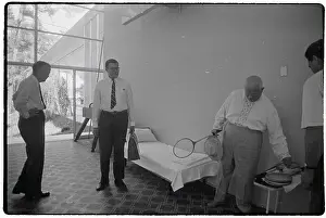 Hallway Prints: Khrushchev Challenging Rusk to Badminton