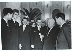 Khrushchev with Young Musicians