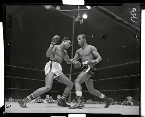 Kid Gavilan Boxing Against Johnny Bratton