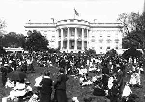 Rolling Prints: Kids and Parents on White House Lawn
