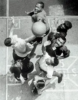 Kids Playing Basketball