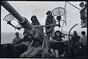 Taipei Prints: Kids Playing on Ship