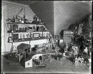 New England Prints: Kids Playroom In Prosperous Home/1900S