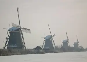 Traditional Windmill Prints: Kinderdijk (Unesco world heritage)