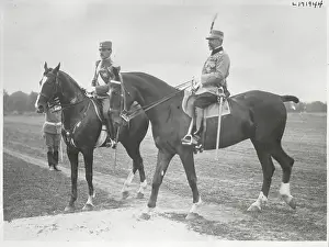 Alexander I Prints: King Alexander of Serbia Reviewing Troops