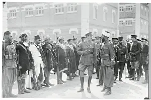 King Alfonso Speaking to Troops