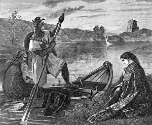 Sword Prints: King Arthur Obtains Sword Excalibur
