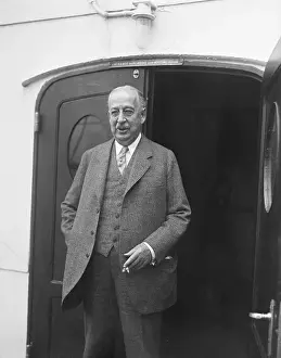 Trip Prints: King C. Gilette As He Returned From Trip