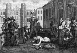 Decapitation Prints: King Charles I Being Beheaded