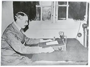 King Christian Prints: King Christian at Desk