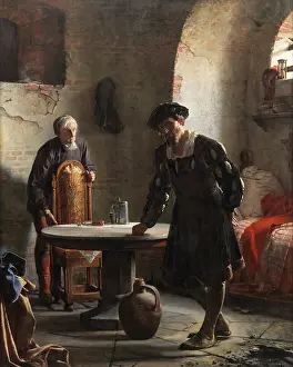 Art Gallery Prints: King Christian Ii In Prison
