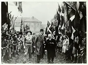 King of Denmark Visiting Scouts
