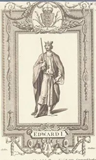Edward I Prints: King Edward I Holding Sword