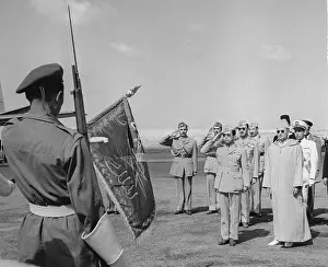 King Faisal II with Sultan Ben Youssef