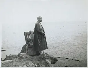 Bulgaria Prints: King Ferdinand of Bulgaria Gazing into Sea
