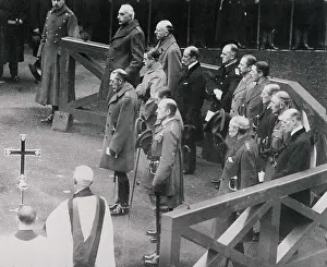 King George and Family Members During Armistice Ceremony