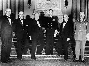 George Vi Prints: King George VI and Dominion Leaders