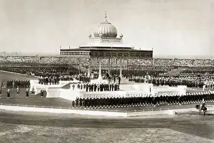 Saluting Prints: King George Visits India