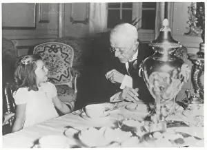 Desiree Prints: King Gustaf V with His Great Granddaughter